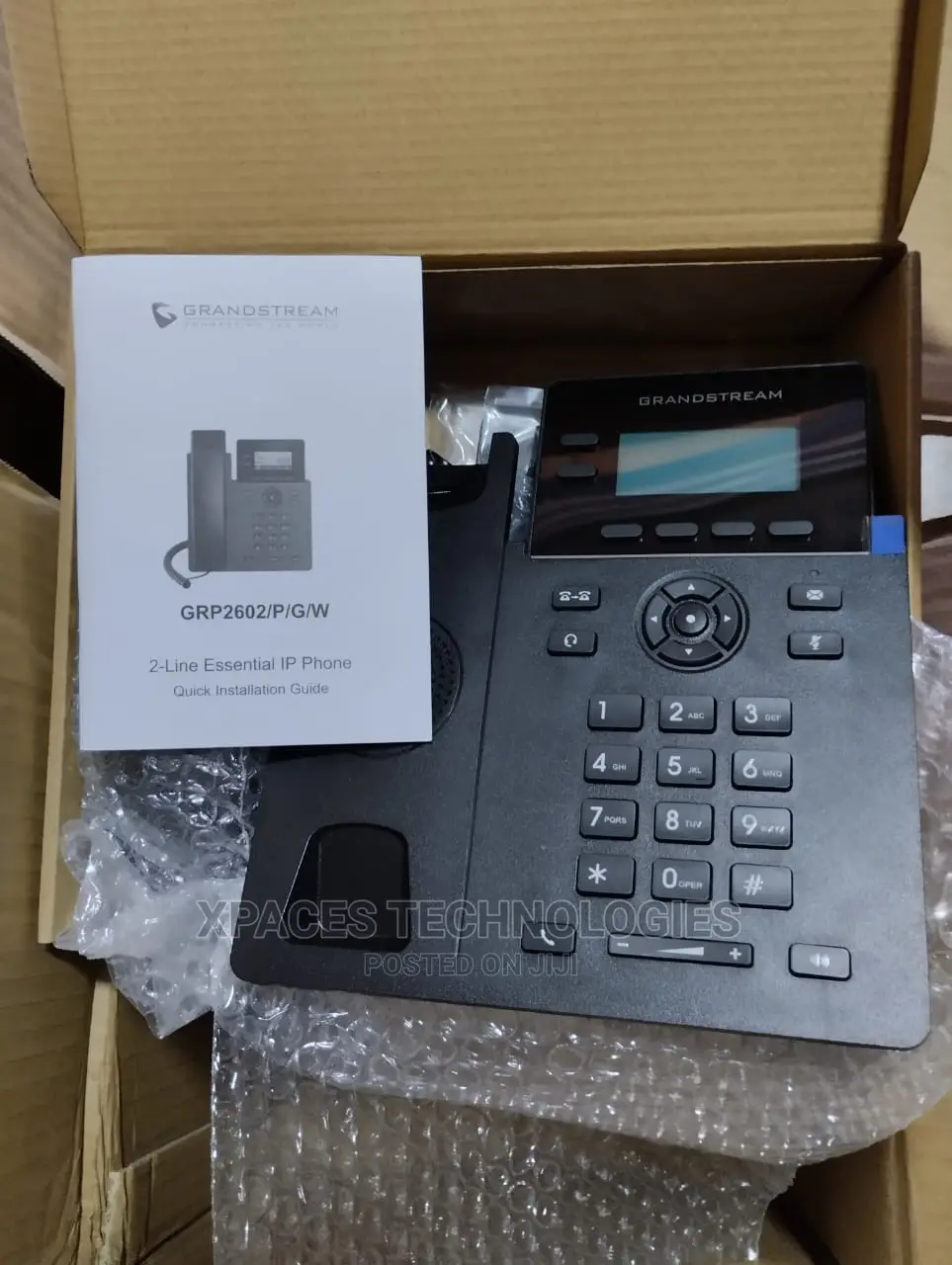 Grandstream Grp2602w Wi-Fi / Wireless 6 Essential 2 Line , 4 SIP Phone