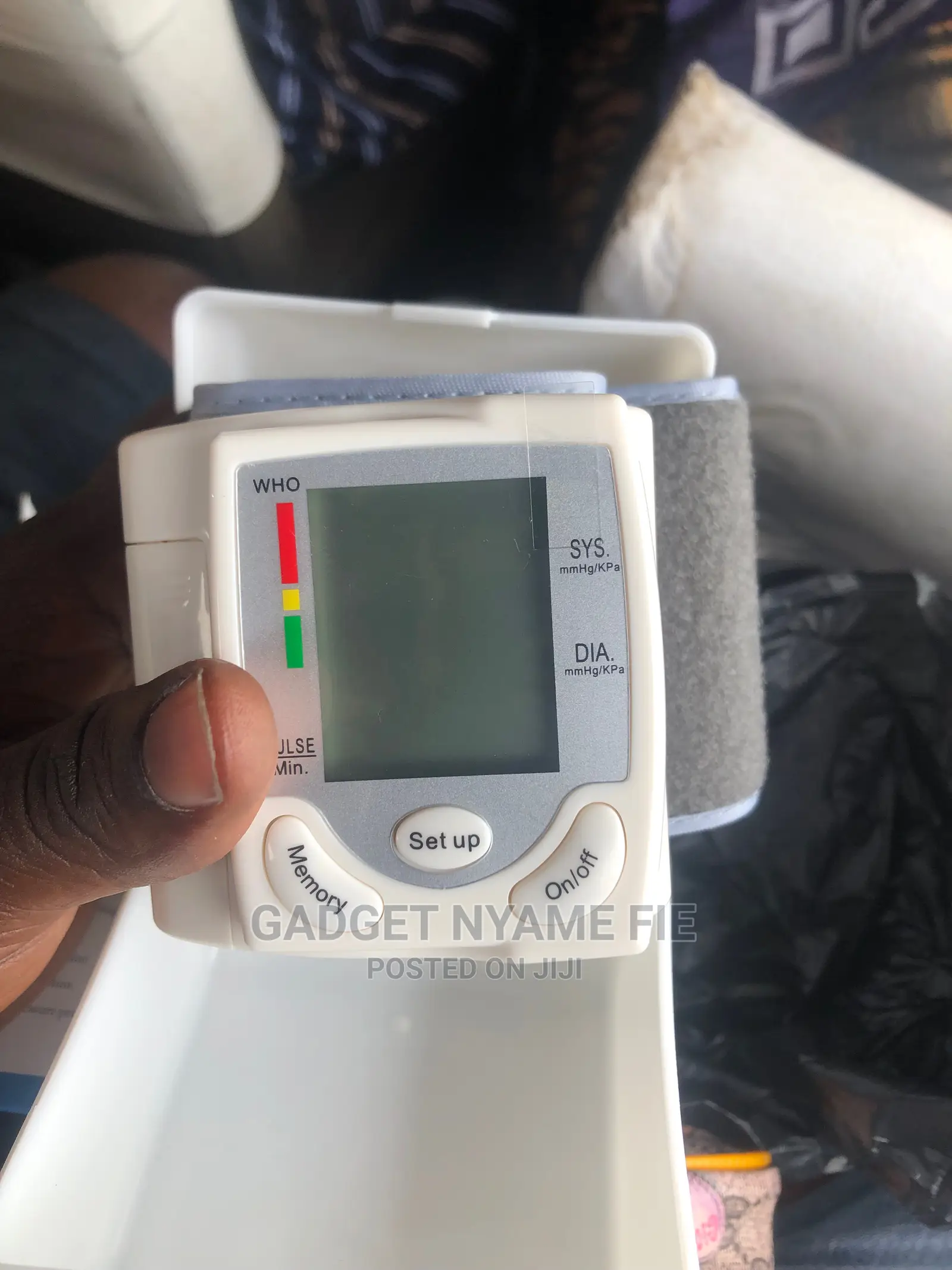 Automatic Wrist Watch Blood Pressure Monitor