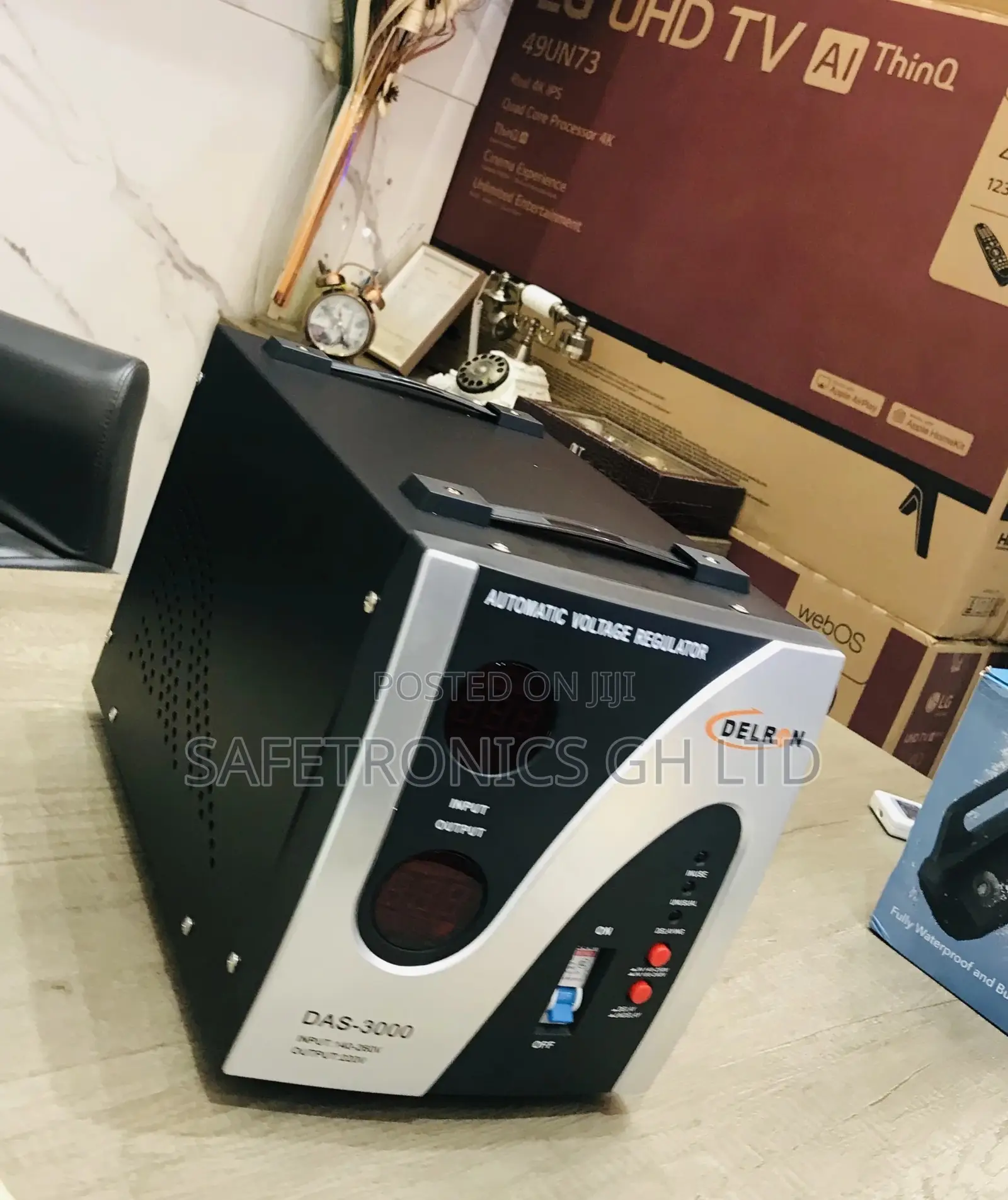 Neatly Sealed Delron Das-3000 Automatic Voltage Regulator