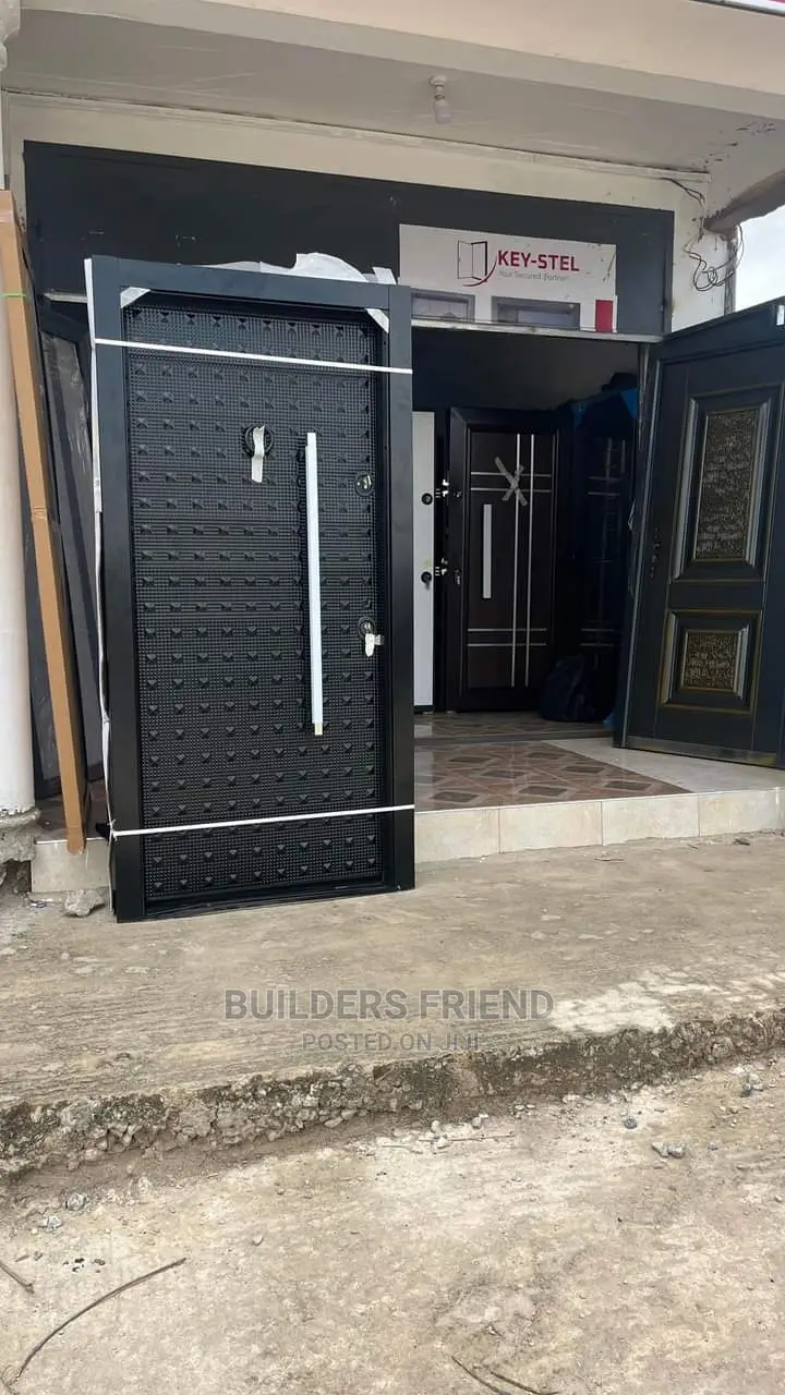 Full Metal Heavyduty Turkish Single Security Door Complete
