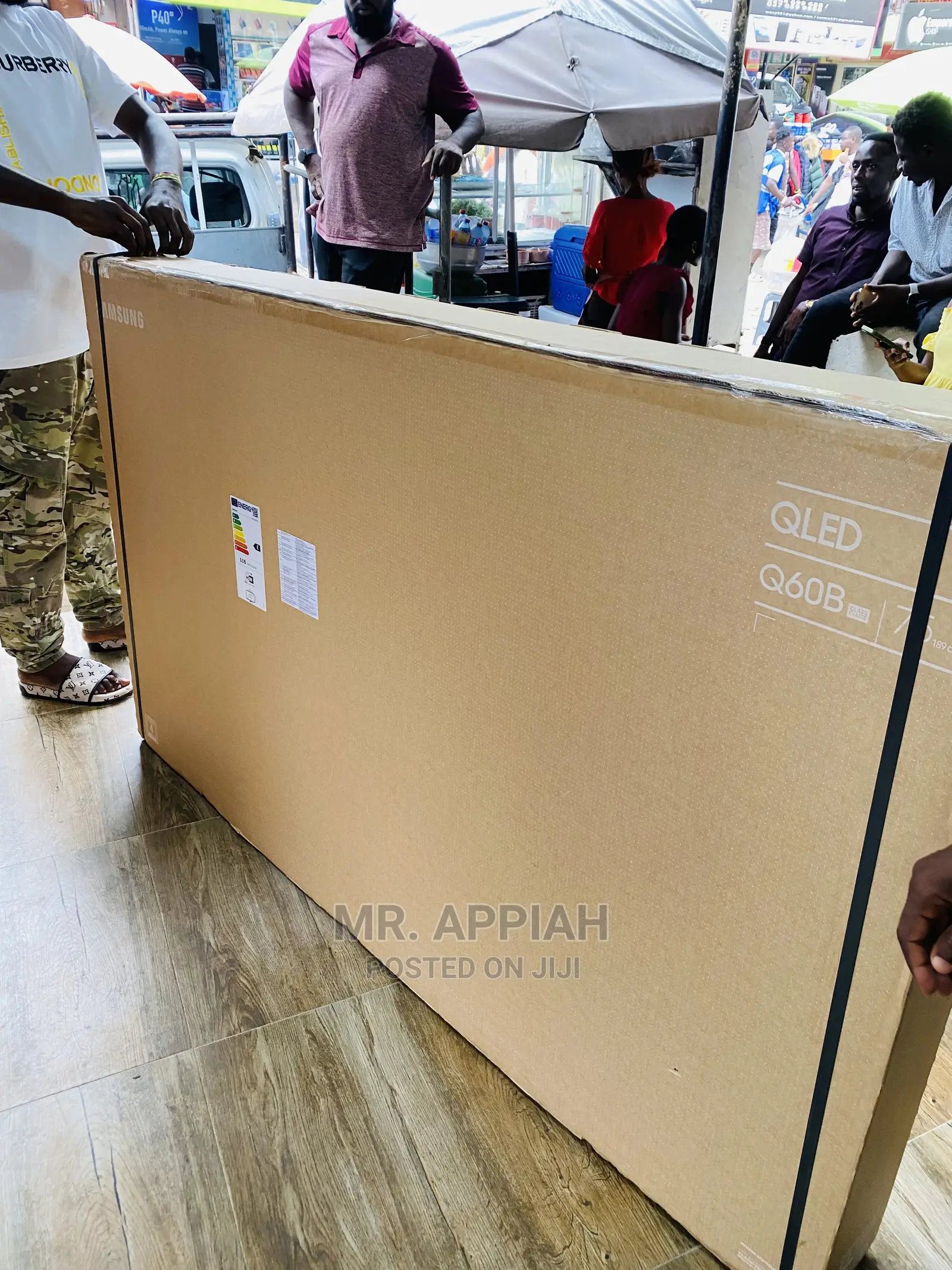 Brand  New Samsung 75” QLED Smart Tv 75Q60B 