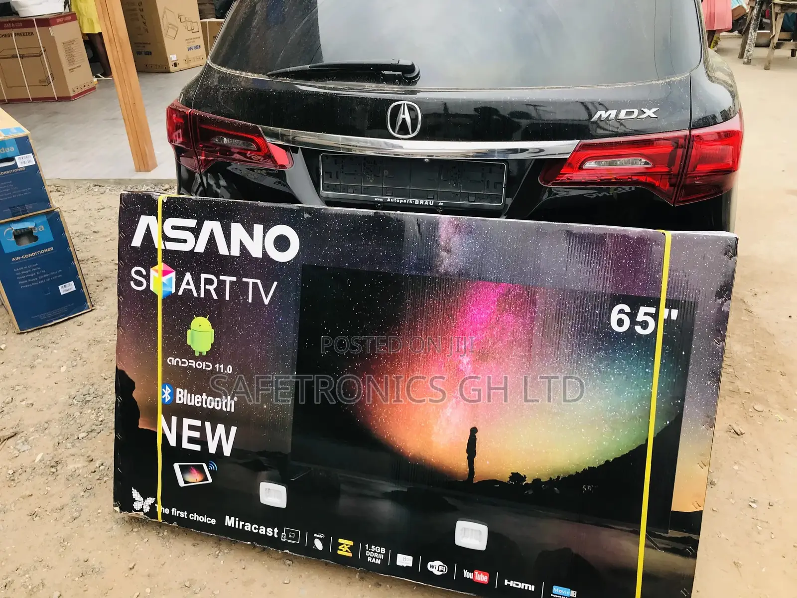 UHD Smart Asano 65 Inches Glossy LED Neat Tv