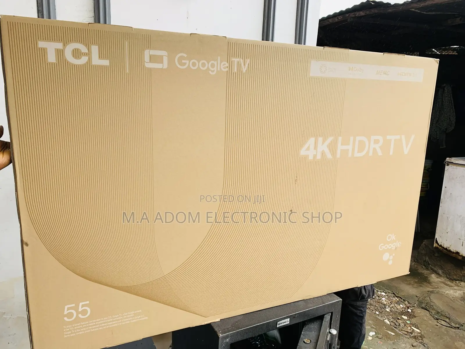 Lates TCL 55” UHD Smart Frameless Tv With Bluetooth