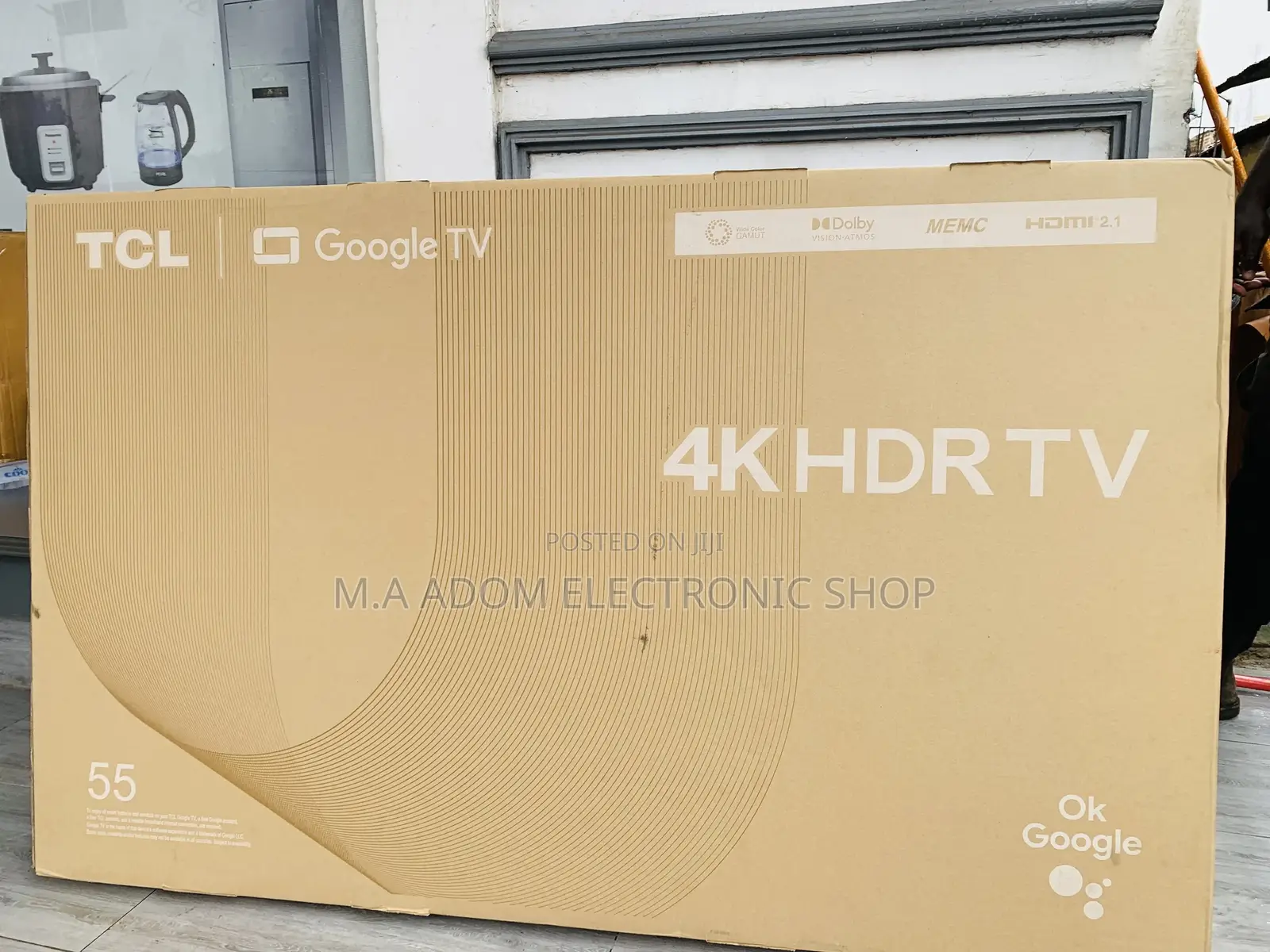 TCL 55” UHD Smart Bluetooth Speaker Wi-Fi Tv With Active 