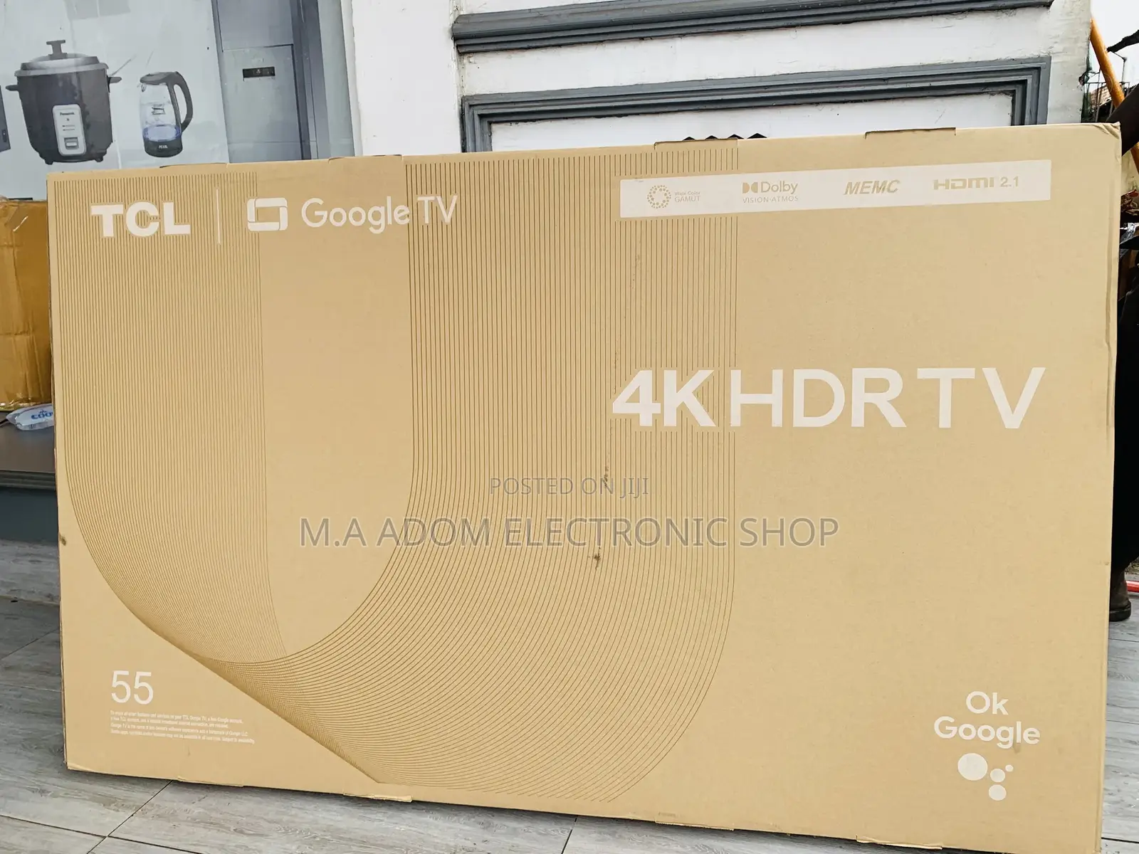 TCL 55” UHD Smart Bluetooth Speaker Wi-Fi Tv With Active 
