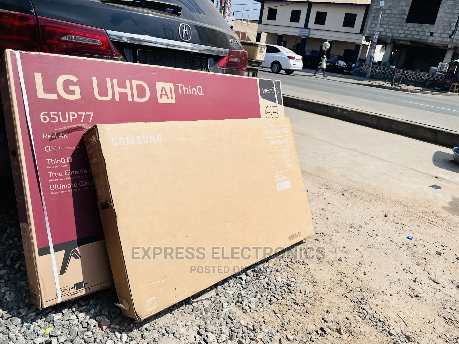 Best Buy for Less Samsung UHD Smart 50”Au8000 Tv 