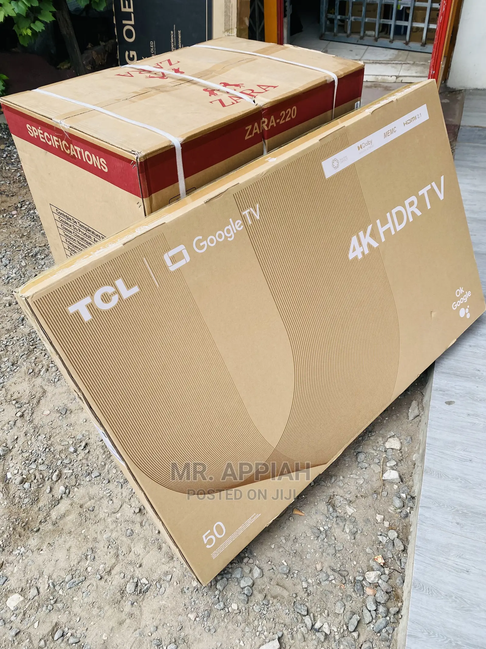 Sealed in Box (50P735)TCL 50 Inch HDR LED Tv(Black) 