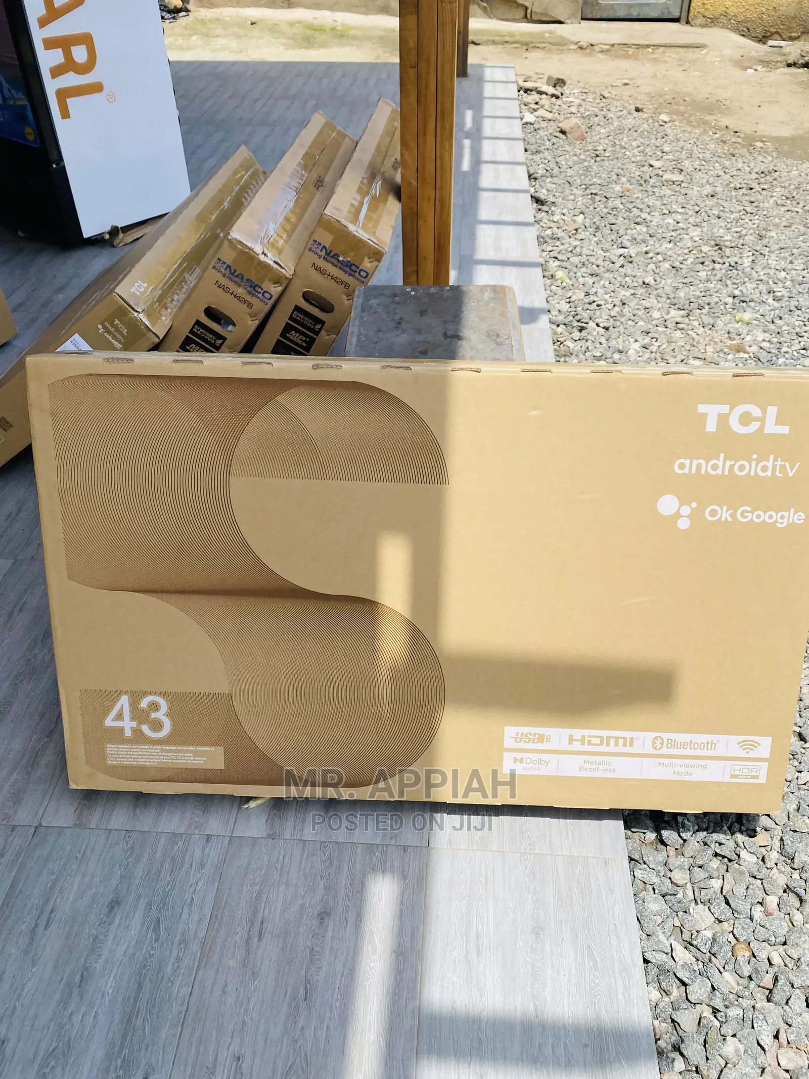 Sealed in Box Tcl(43s5400a)43inch HDR Google Tv Black)