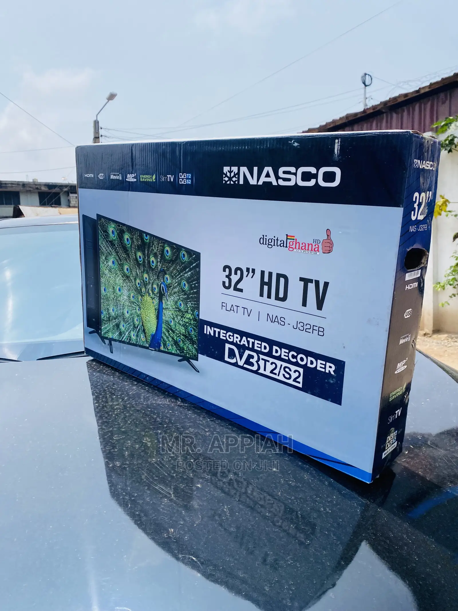 Quality Yet Affordable Nasco(Black) 32” Digital Satelite Tv