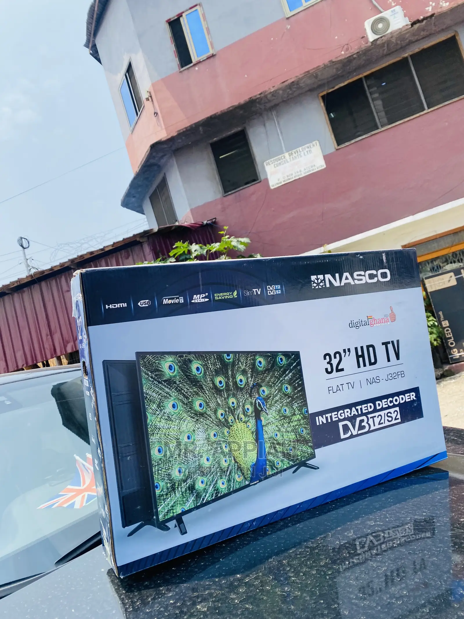 Low Energy Consumption 32 Inch Nasco Digital LED Tv (Black)