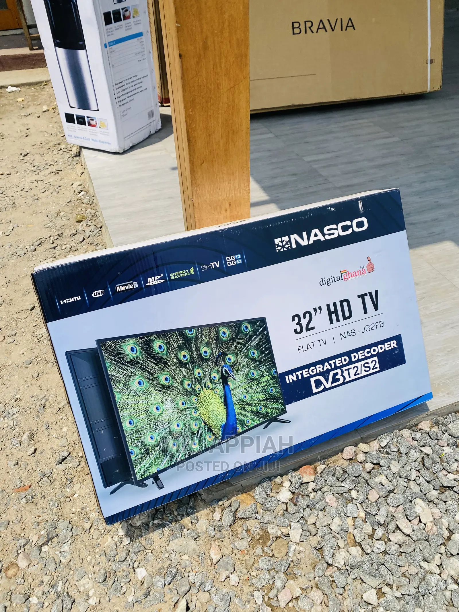 Reliable Nasco Digital Satelite LED Tv(32 Inch)Black Color.