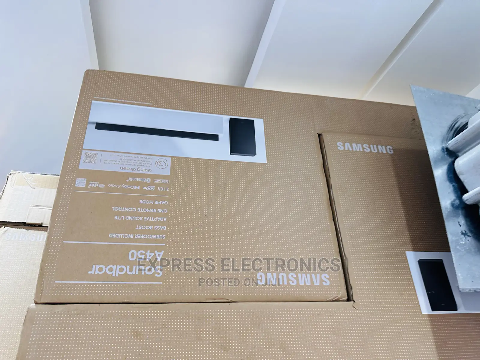Easily Set Up Soundbar With Woofer A450 Samsung