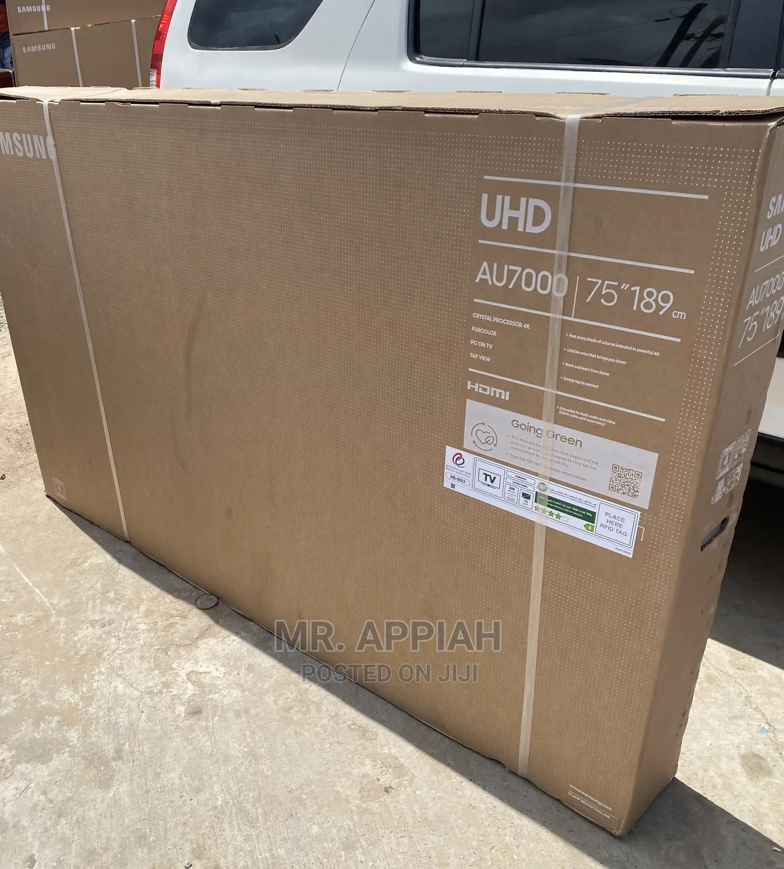 Sealed in Box Samsung 75 Inch Uhd Smart Tv(75cu8000)