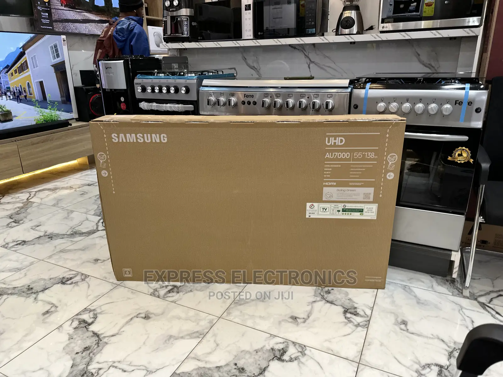 Au7092 55” UHD Samsung Smart Clear Sound Display