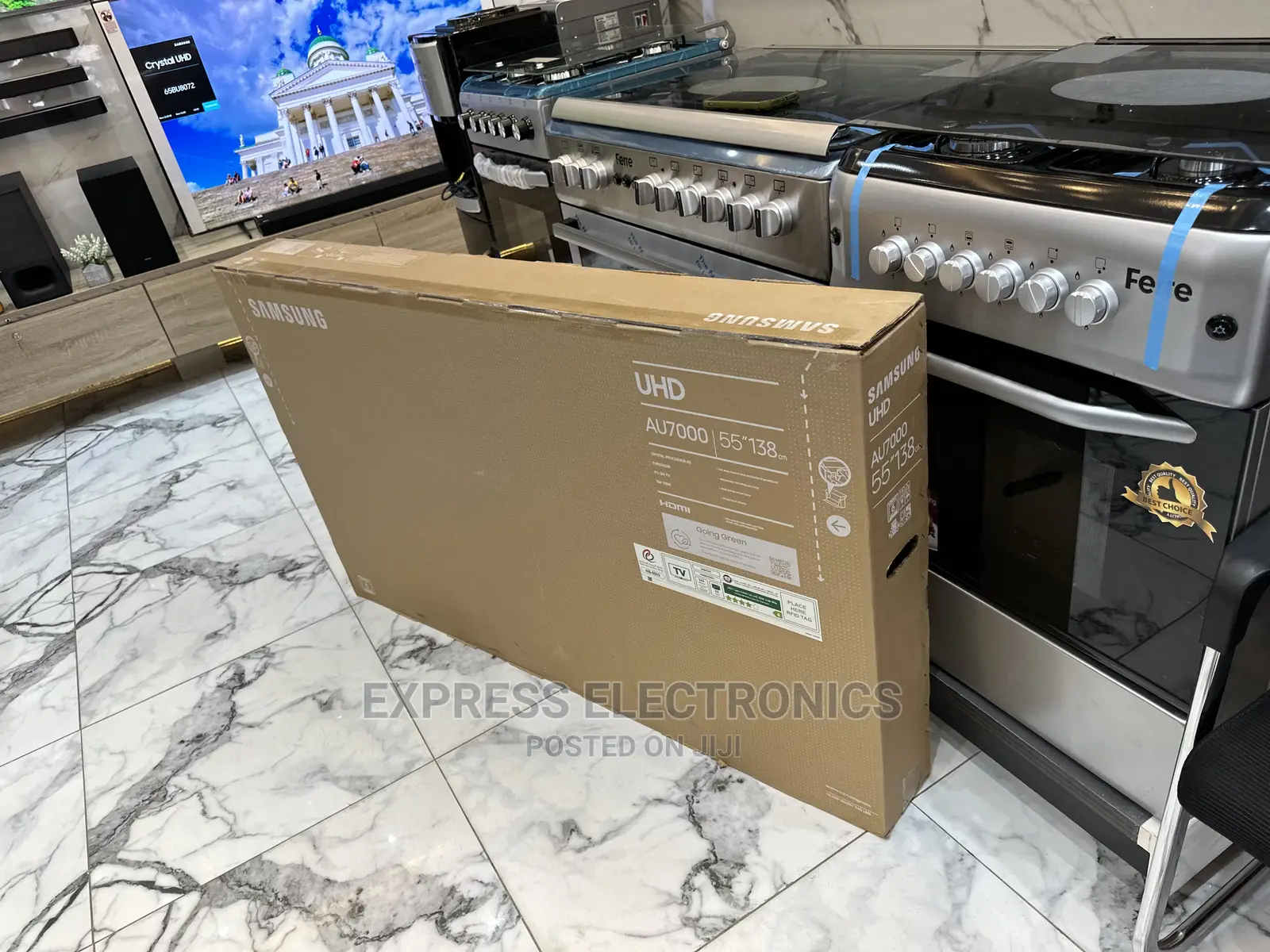 2022 Model Samsung UHD Smart Tv 55”Bu8000 Tv 