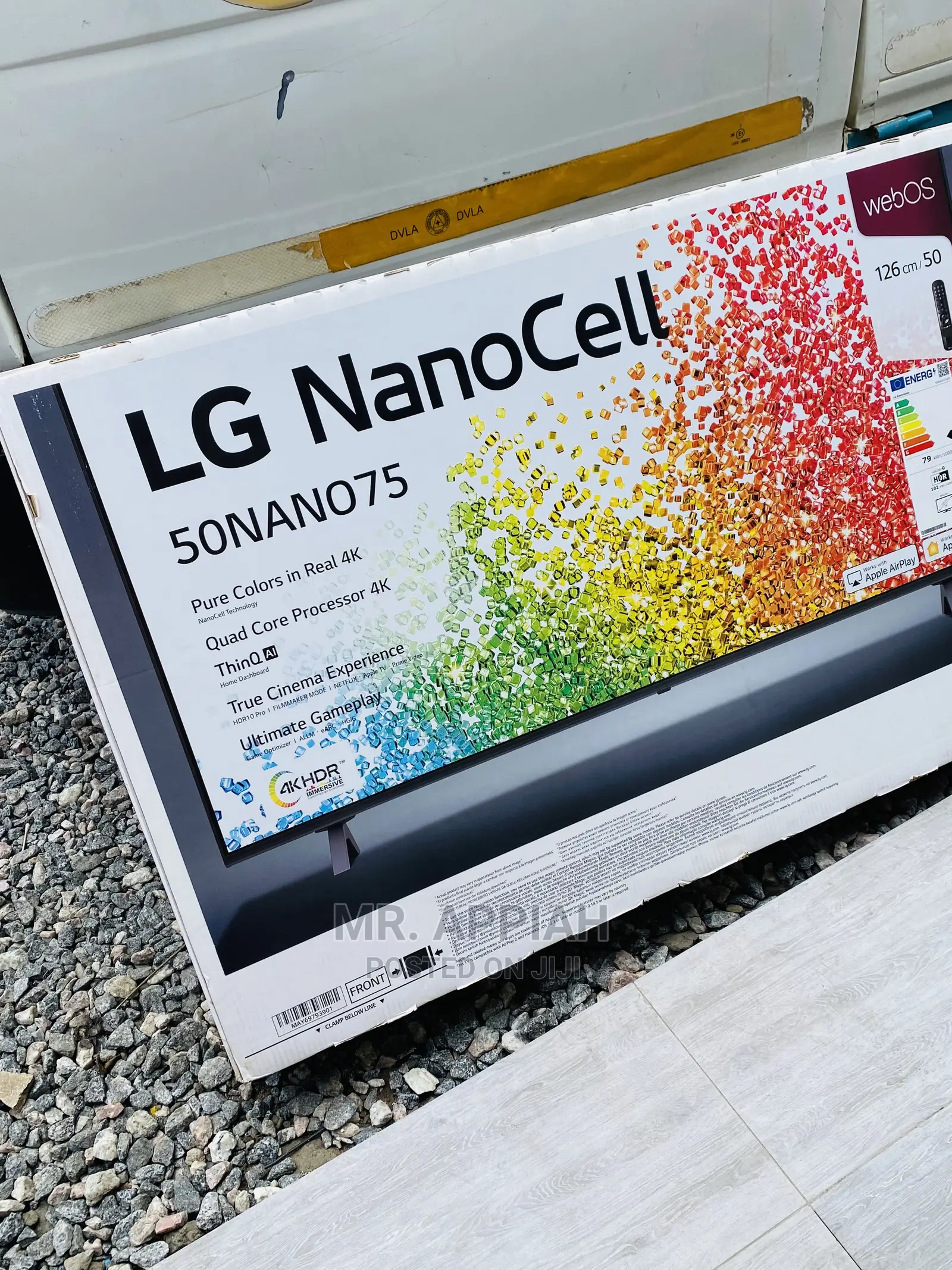 Elegant LG 50NANO756(50 Inch) Nanocell Smart Tv 