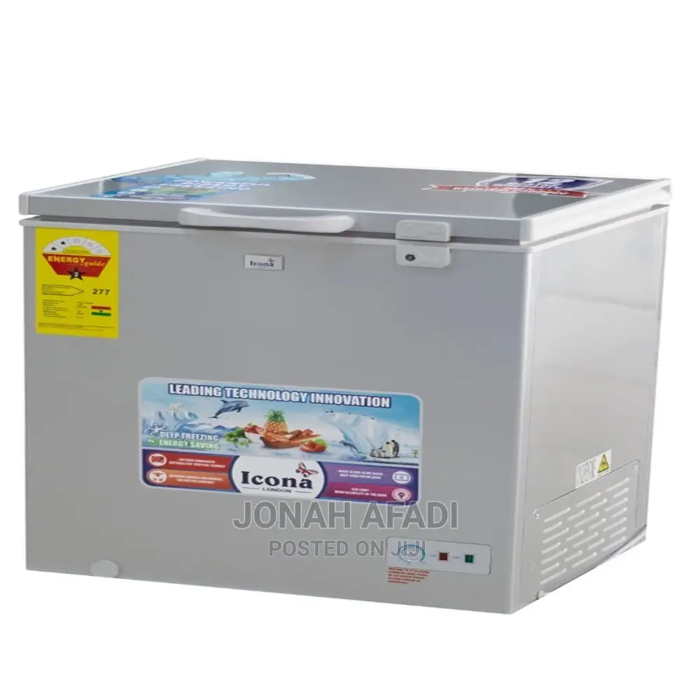 Icona London 300L Chest Freezer| Titanium Silver[Ilcf-325h]