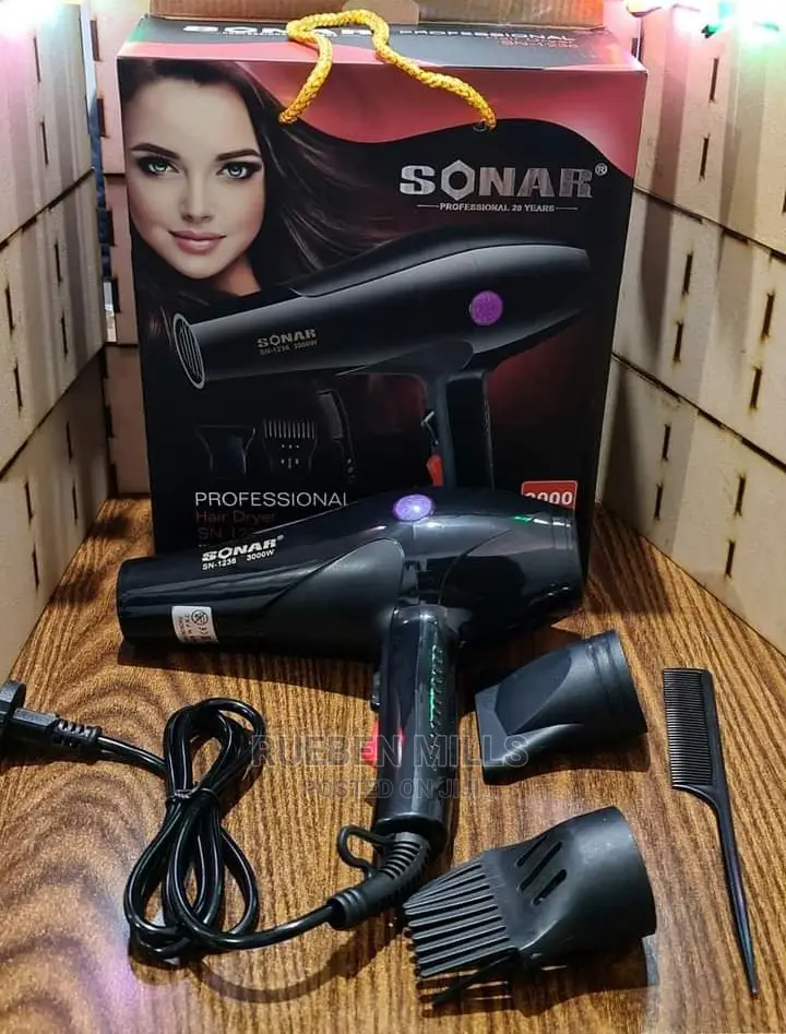 3000w Sonar Hair Dryer With Dryer Comb
