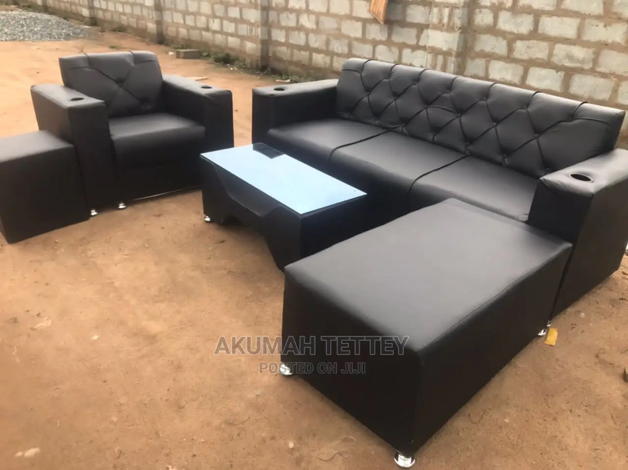 Quality Leather Sofa Set