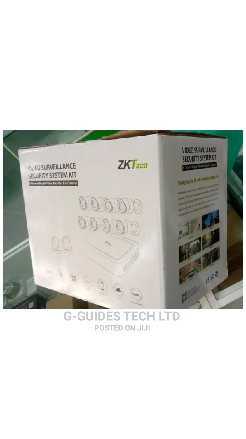 Zkteco 8-Channel Analog Camera Kit
