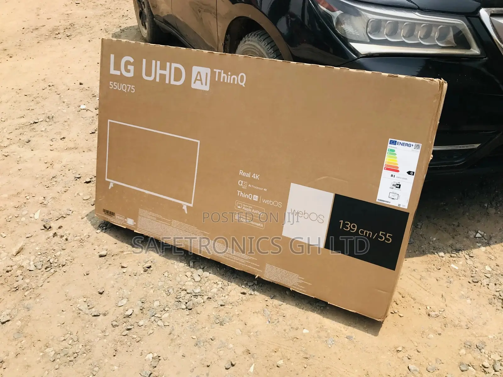 Unique UQ75 Lg 55 Inches Glossy UHD LED Tv