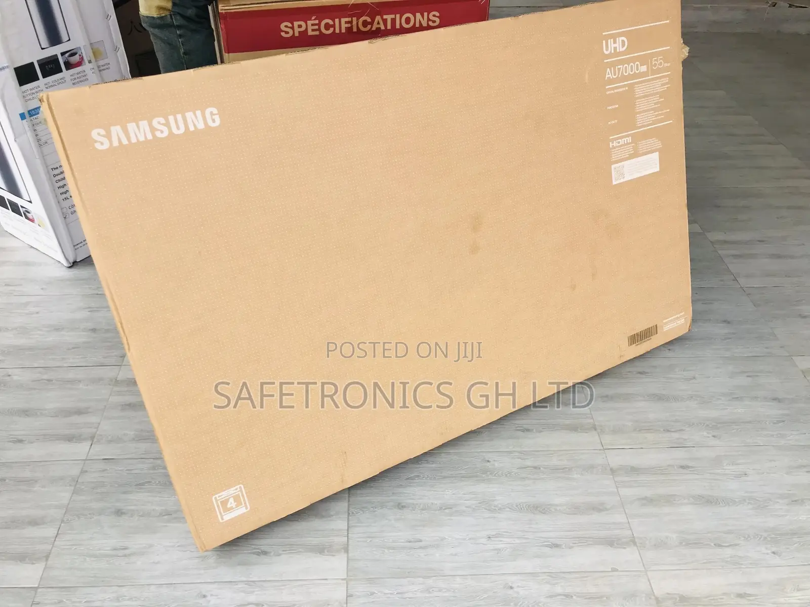 Neatly Sealed Au70 Glossy 55 Inches Led Samsung Uhd Tv
