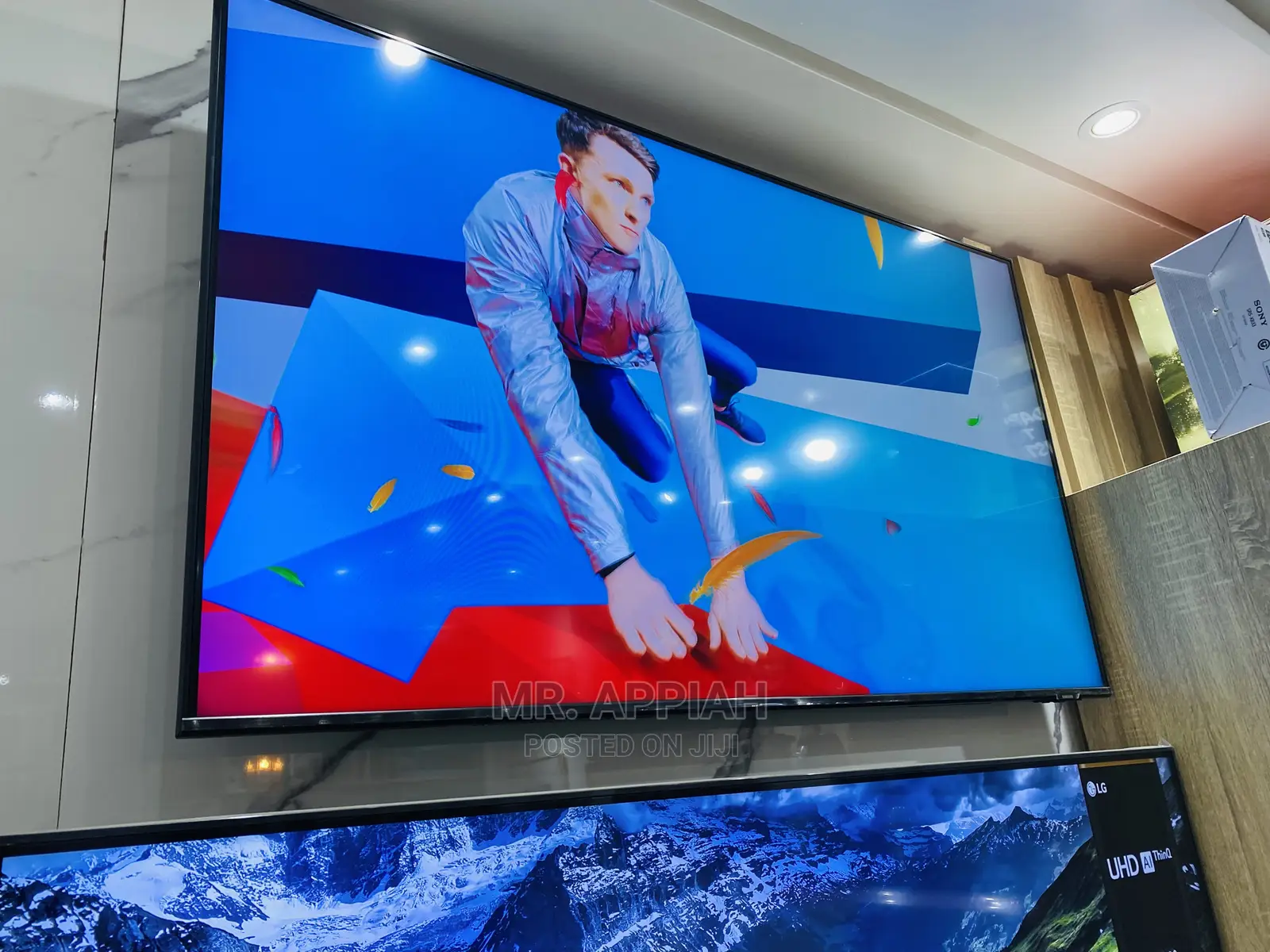Elegant Black Samsung 55 Inch QLED Smart Tv(55QN90B)😠