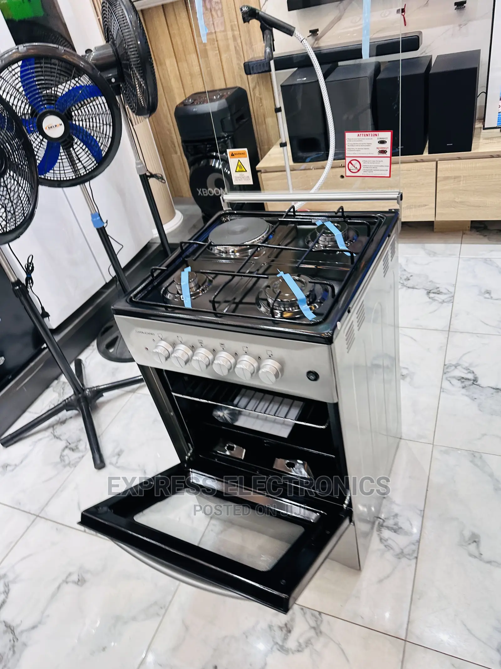 Exclusive Design 3gas 1 Electric Oven Volcano Cooker