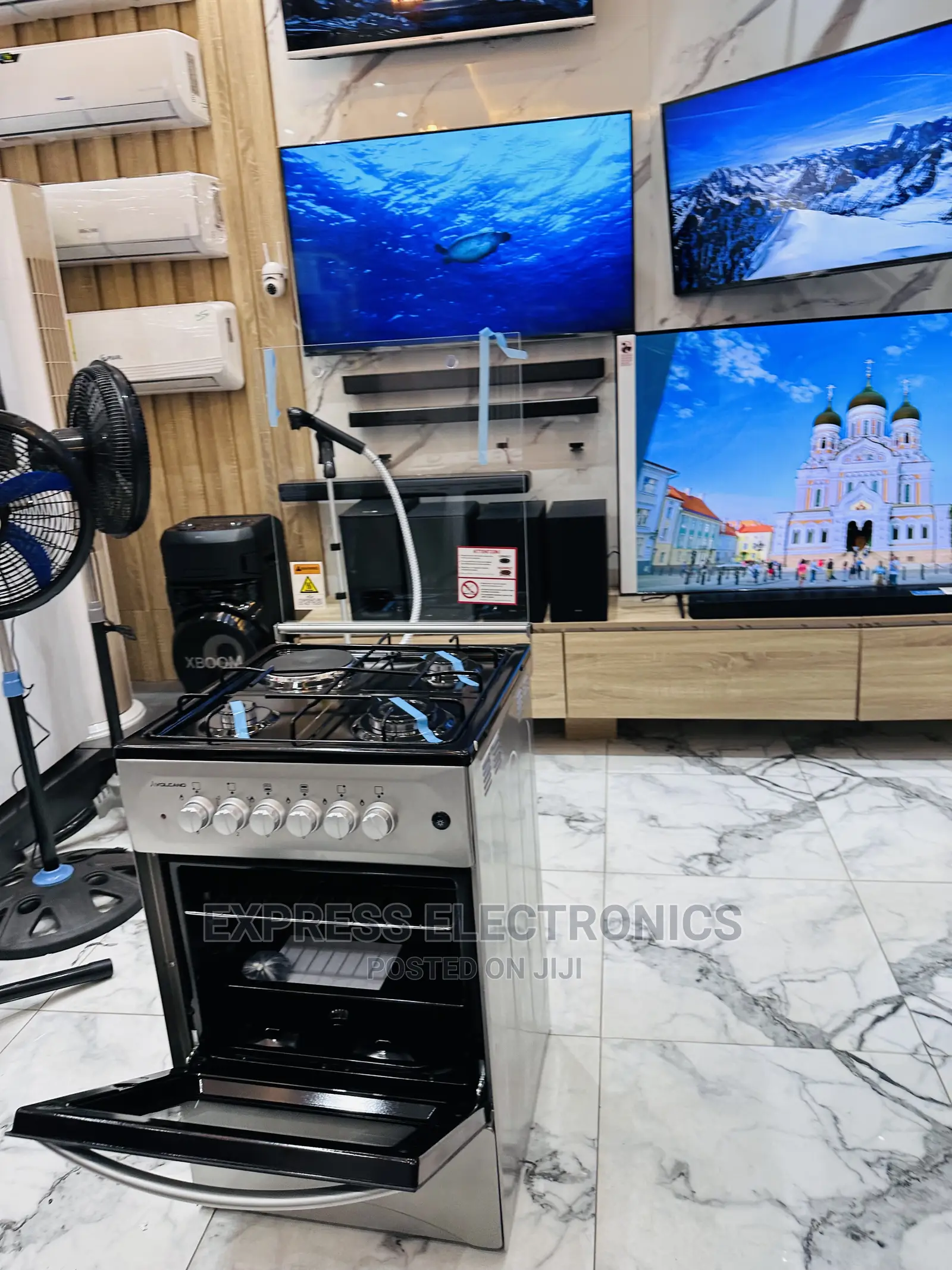 Buy for Less Gas and Electric Cooker 3-1 Oven Volcano