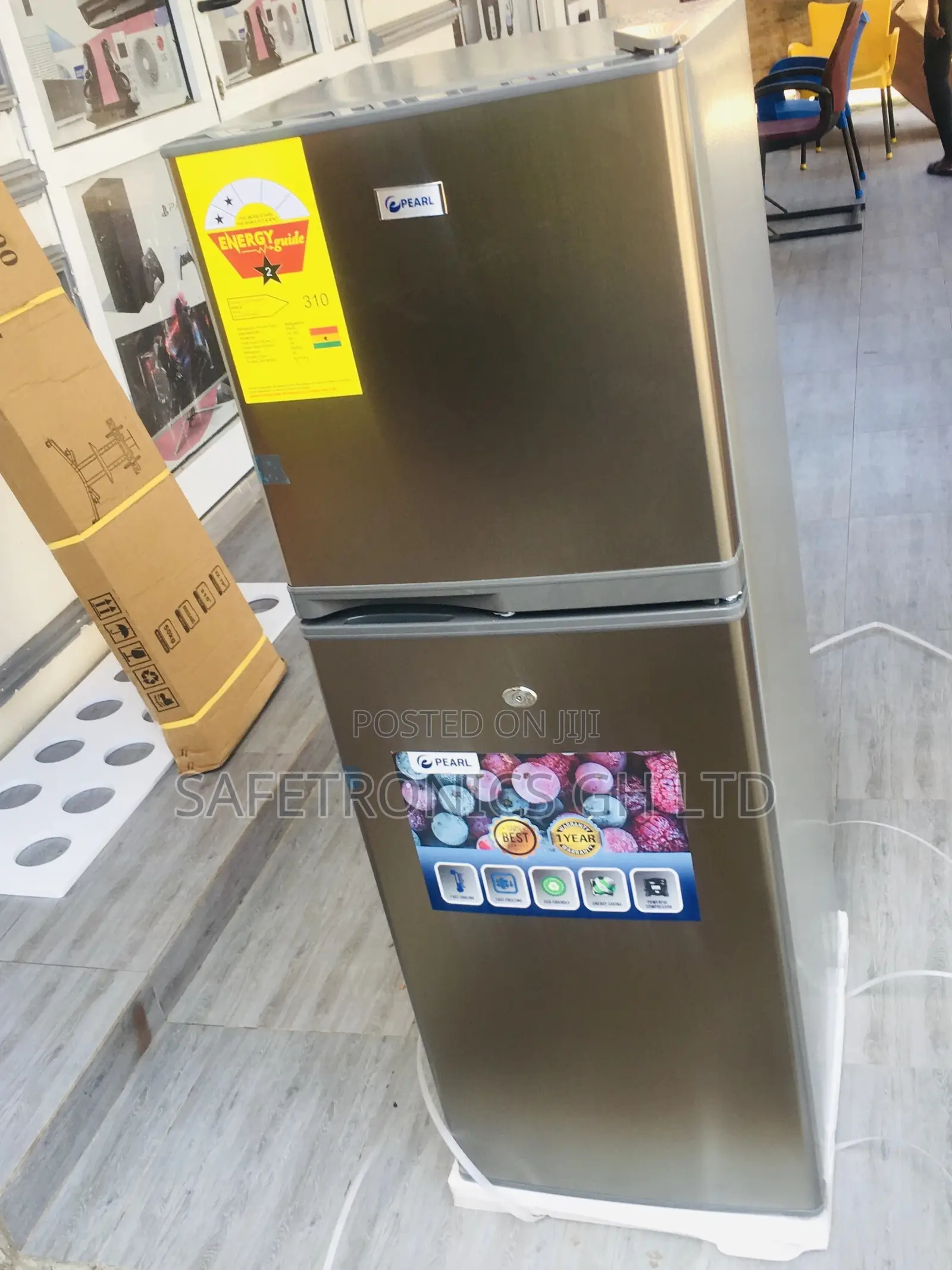 Pf-17t Doubledoor Topfreezer Pearl Fridge