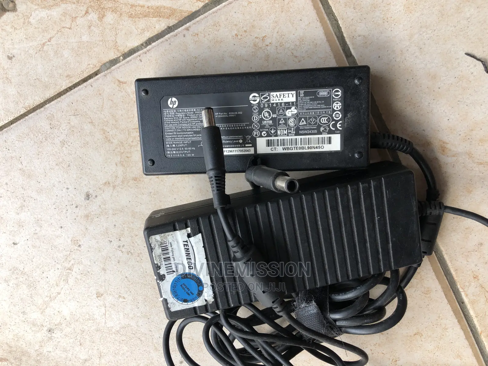 Hp Big Pin 120w U K Used Laptop Chargers , 120w