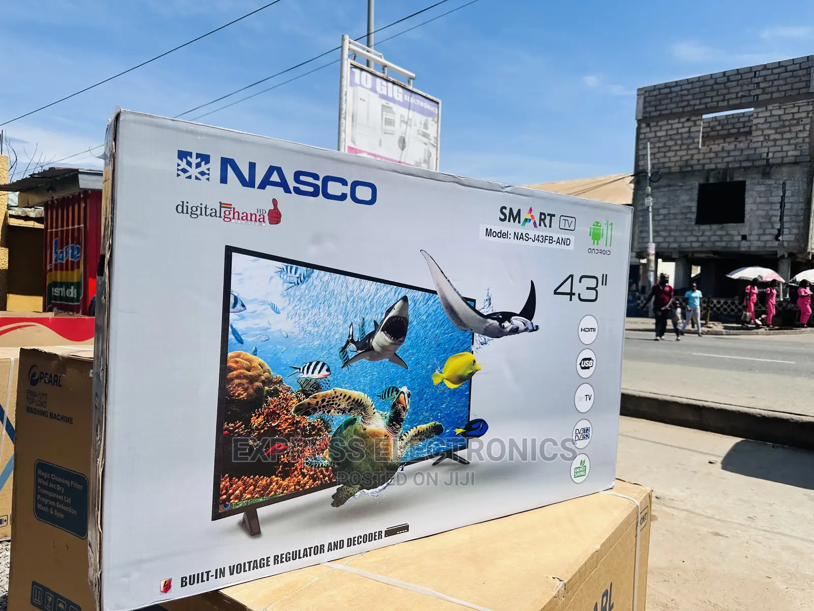 Spectacular View Smart Nasco 43” Tv FHD