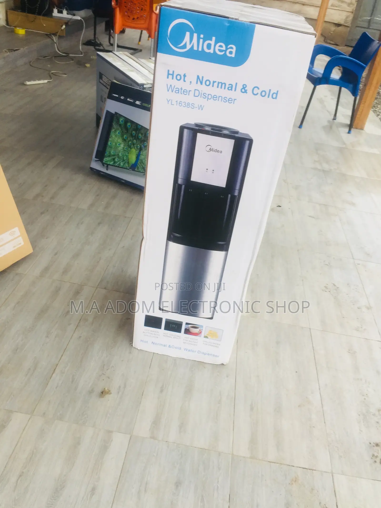 Affordable Midea 3 Tap Water Dispenser (YL1638S-W)