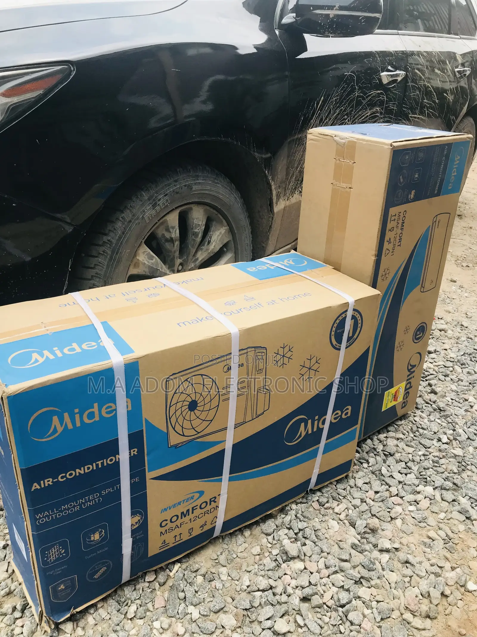 Sleek Midea AC 1.5HP Inverter 12000 BTU R410