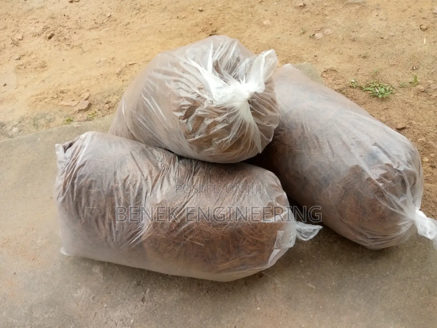 Treated Coconut Fiber and Chemicals