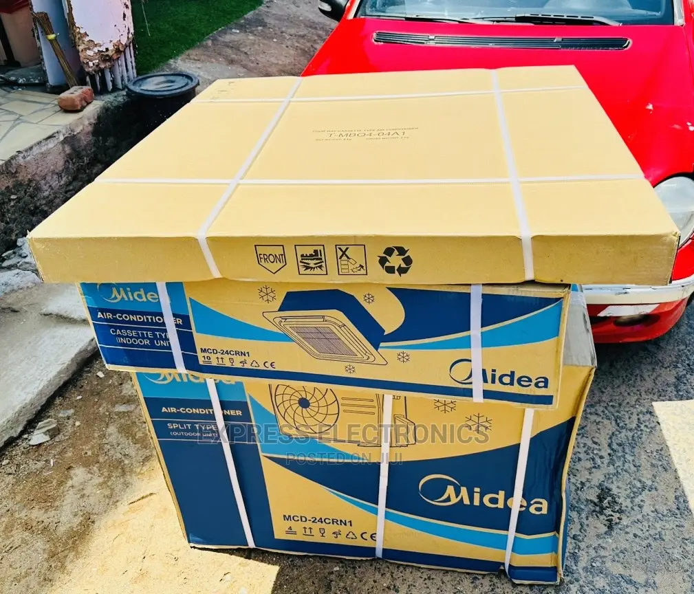 Spectacular Design Midea 5.0hp Cassette AC White