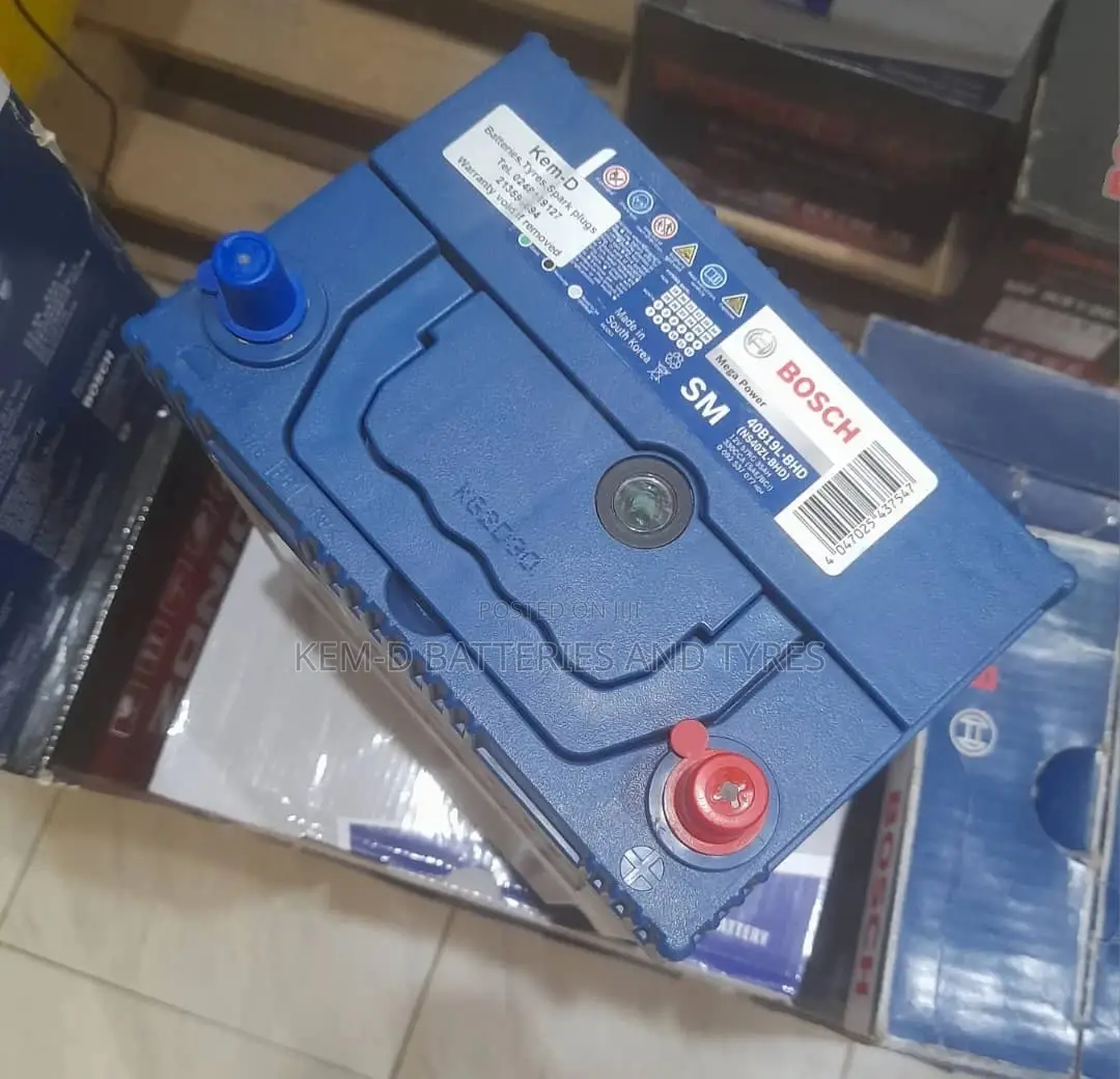 11 Plates Bosch Battery for Kia Morning - Free Delivery
