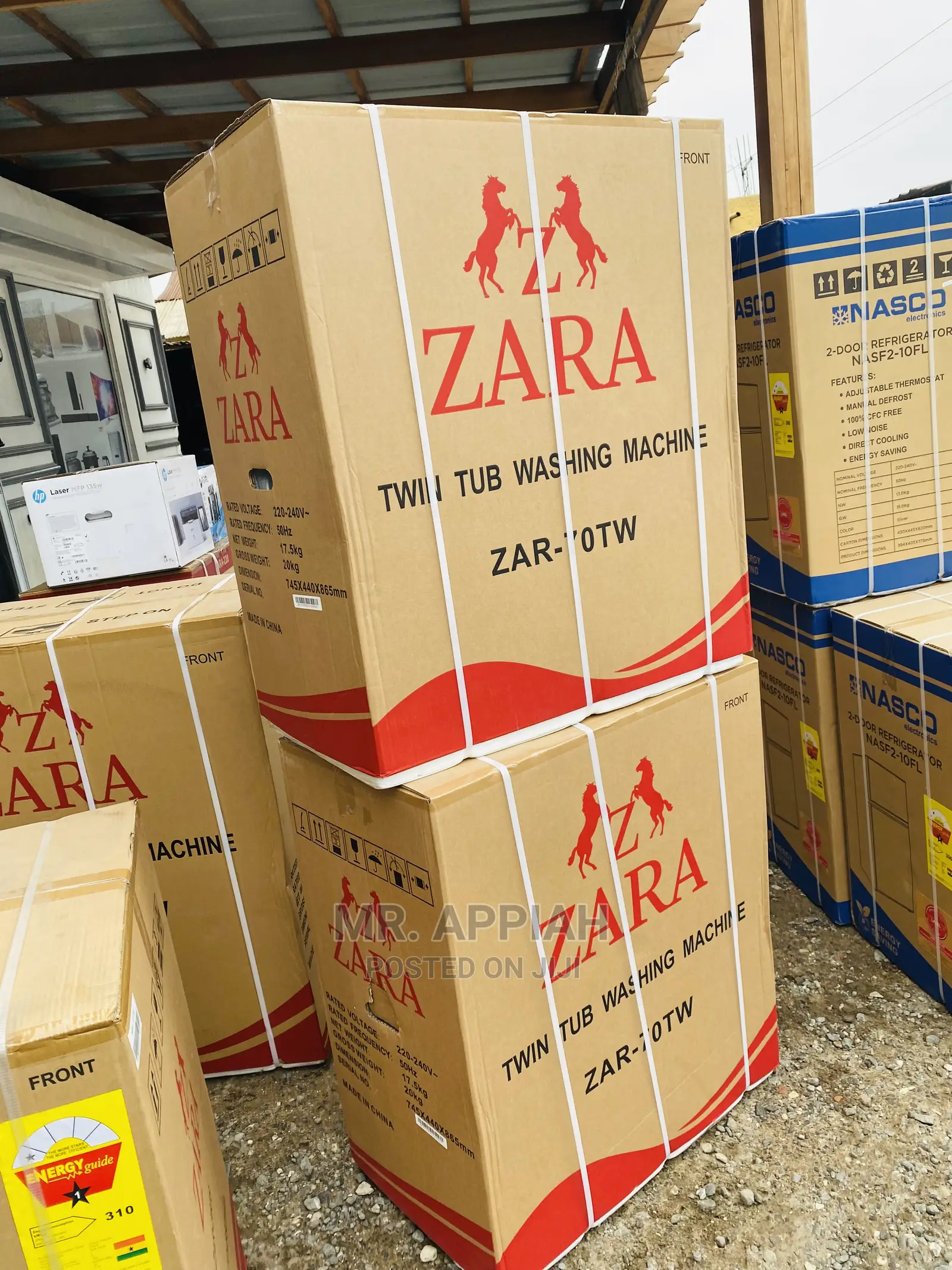 Sealed in Box Zara Topload Washingmachine With Spin Dry.7kg