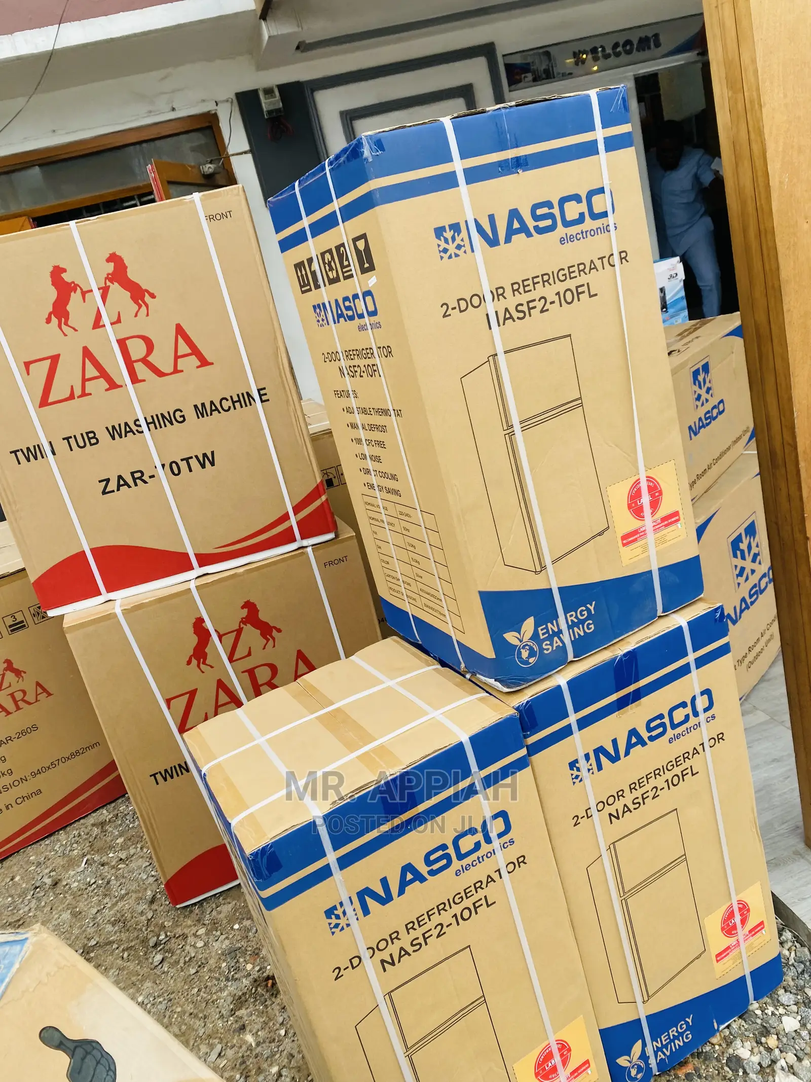 (Nasf2-10fl)Budget-Friendly Nasco 2 Door Refrigerator 