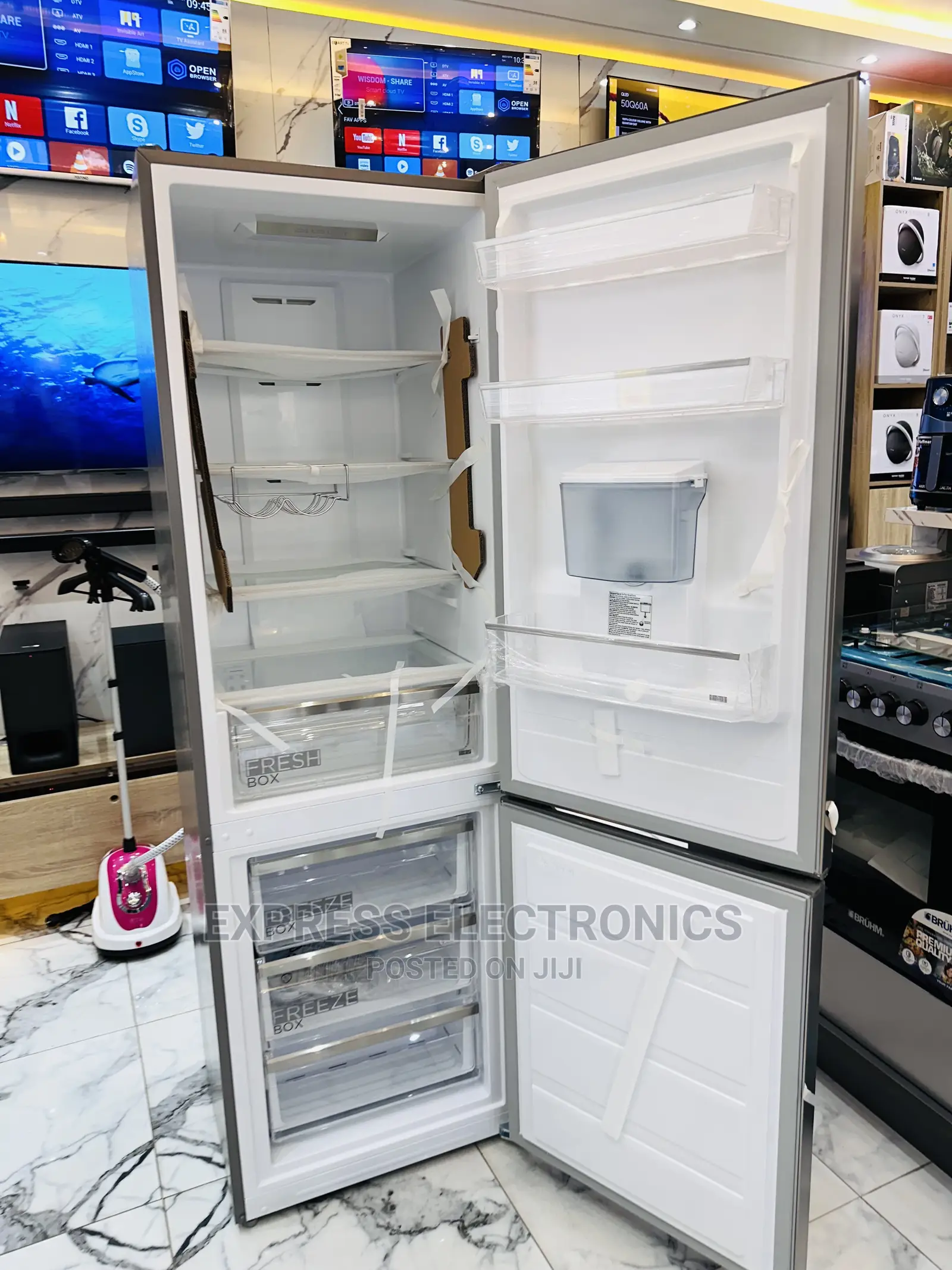 Call  for Double Door Fridge Midea 309L With Dispenser