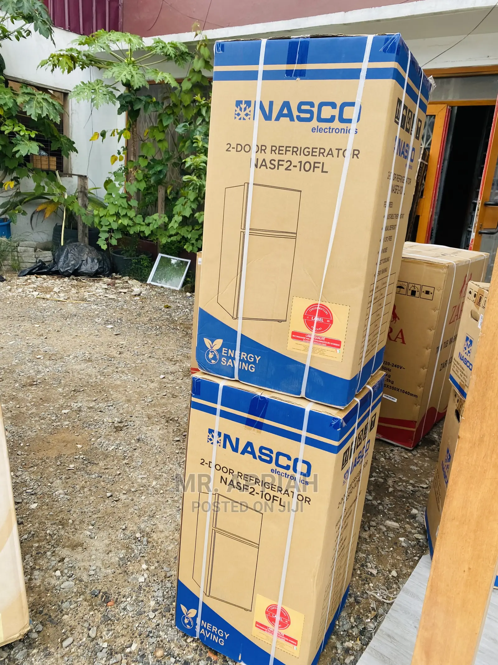Nasco 2door Fridge WithLow Energy Consumption Nasf2-10,Gray