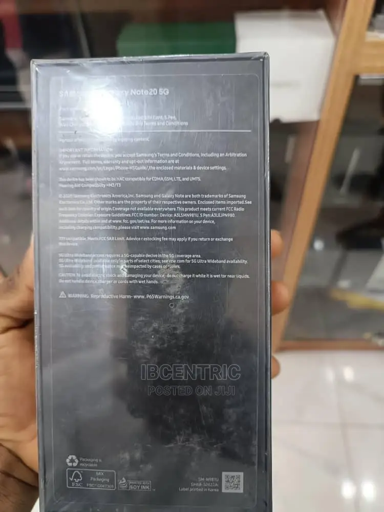 New Samsung Galaxy Note 20 5G 128 GB