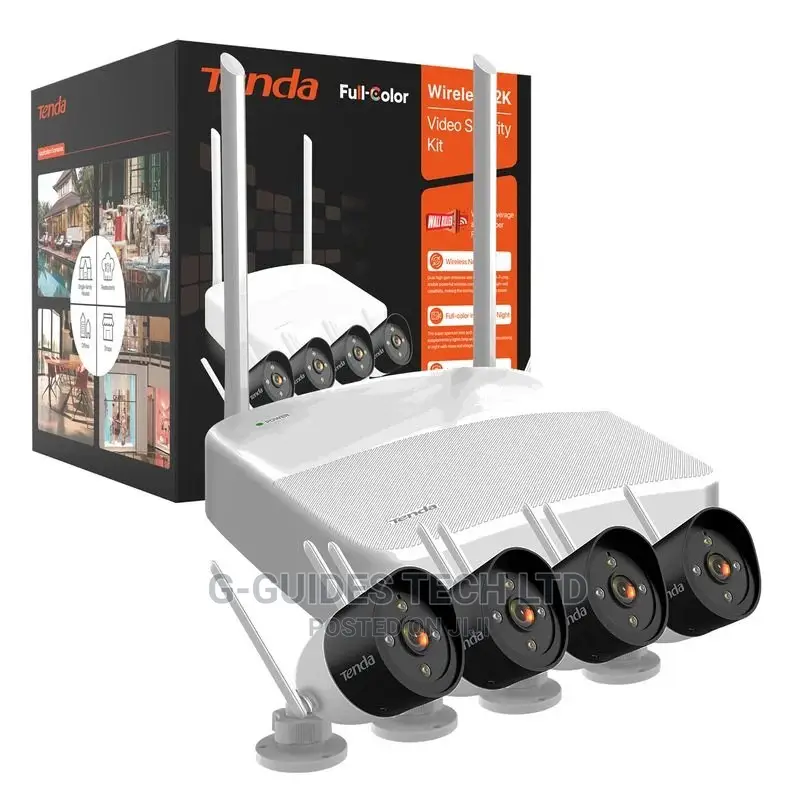 Tenda 4-Channel Wireless Kit (K4w-3tc), Tenda 4ch Wifi Kit