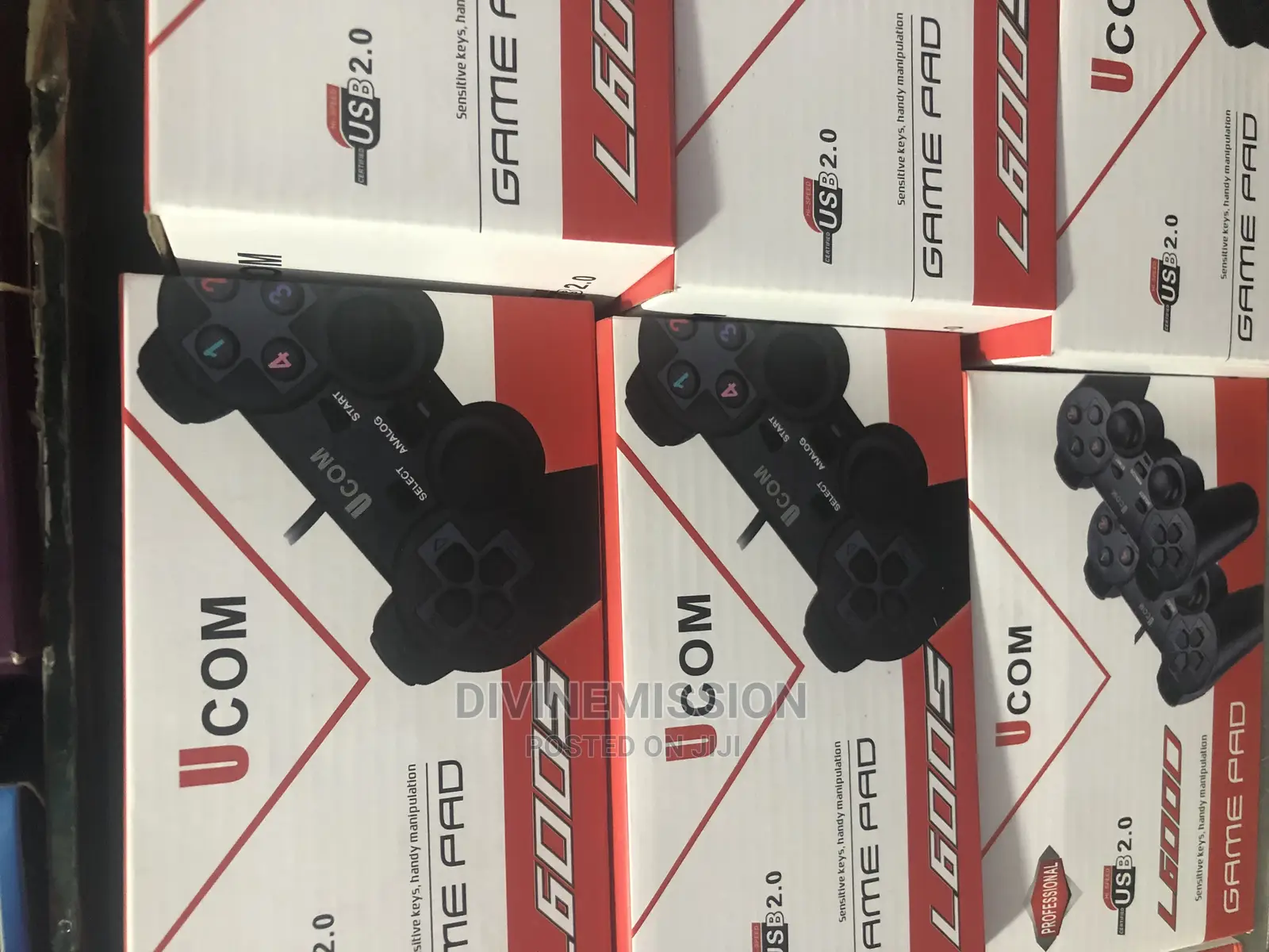Single Ucom Wired Game Pad, for Laptop, Desktop and Tv