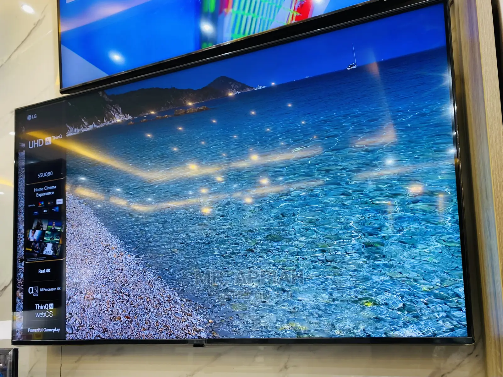 Lovely LG 55UQ80003 55 Inch Uhd Smart LED Tv(Black)