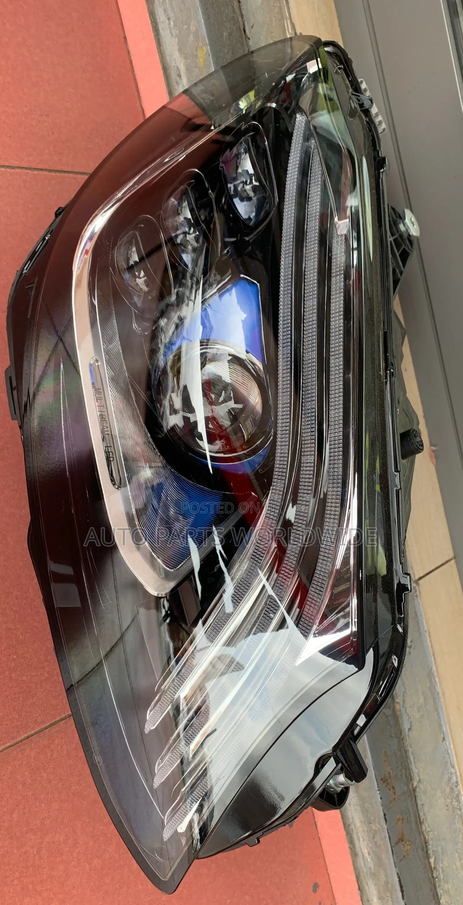 Mecedes Benz W205 C300 Amg Coupe Full Led 3ple Lens Headlights