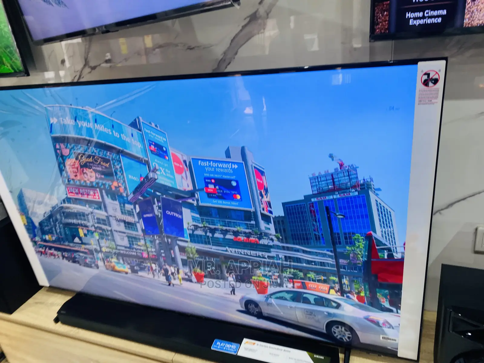 Original Samsung OLED 65 Inch 🙀Crystal Smart Tv(Black)