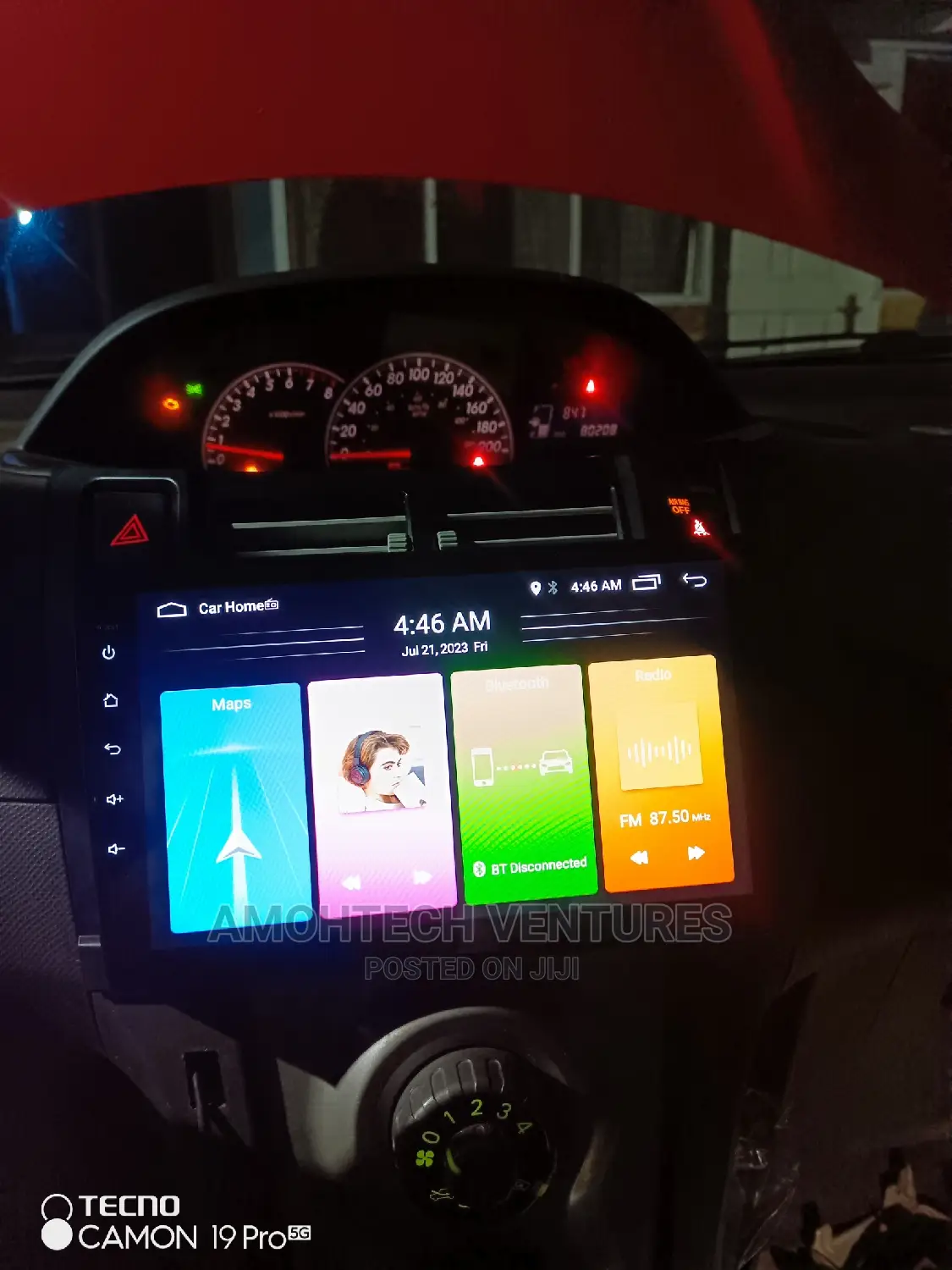Toyota Vitz\Yaris Android Screen Hiz Carplay