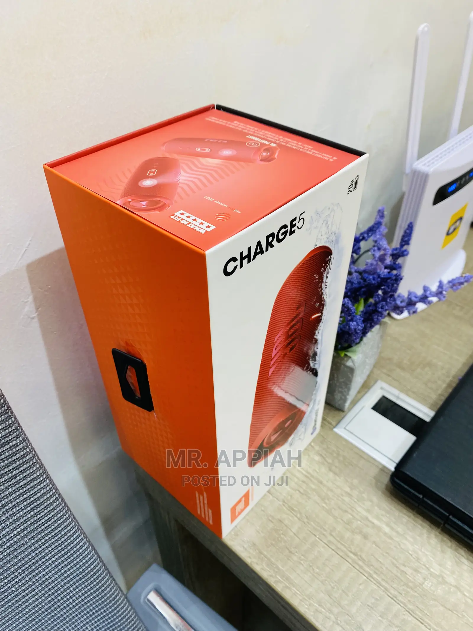 Latest JBL Charge 5 Chargeable Speaker(Red Color)