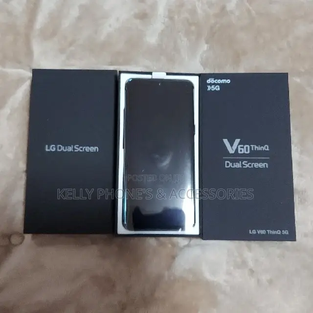 New LG V60 ThinQ 5G 128 GB Black